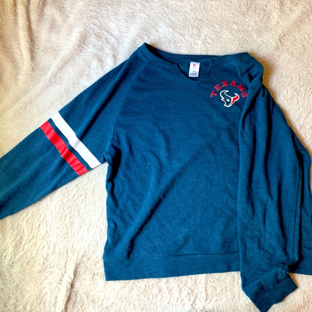 Texans NFL draft sweater type long sleeve